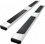 Dodge Ram 1500 Quad Cab 2019-2026 Running Boards Hex Steps Stainless 6 Inch