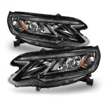 Honda CRV 2015-2016 Black Headlights