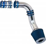Pontiac Grand AM 1999-2005 Polished Cold Air Intake with Blue Air Filter