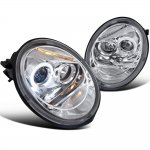 1999 VW Beetle Clear Halo Projector Headlights
