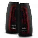 1989 GMC Sierra 2500 Black Smoked LED Tail Lights