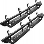 Chevy Silverado 2500HD Crew Cab 2007-2014 Black Nerf Bars