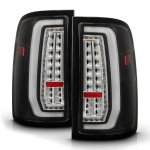 GMC Sierra 2500HD 2007-2014 Black Clear LED Tail Lights