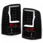 GMC Sierra 1500 2007-2013 Black LED Tail Lights