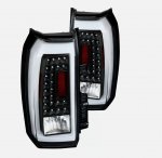 Chevy Suburban 2015-2020 Black LED Tail Lights