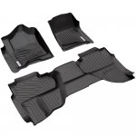 2011 Ford F150 SuperCrew Floor Liners Rubber