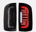 Chevy Colorado 2015-2022 Black Smoked LED Tail Lights