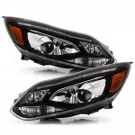 Ford Focus 2012-2014 Black Projector Headlights
