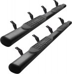 Toyota Tacoma Double Cab 2024-2026 Black Nerf Bars 4 inch