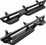 Jeep Wrangler JL 4-Door 2018-2026 Black Nerf Bars