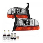 Dodge Durango 1998-2003 Clear LED Headlight Bulbs Set Complete Kit Dodge Durango 1998-2003 Clear LED Headlight Bulbs Set Complete Kit