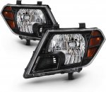 Nissan Frontier 2009-2021 Black Headlights