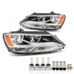 VW Jetta 2011-2018 LED Headlight Bulbs Set Complete Kit