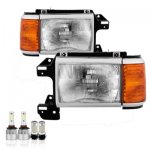 Ford Bronco 1987-1991 Replacement LED Headlight Bulbs Set Complete Kit