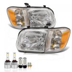 Toyota Tundra Double 2005-2006 LED Headlight Bulbs Set Complete Kit