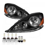 Toyota Sienna 2006-2010 Black LED Headlight Bulbs Set Complete Kit