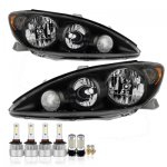 Toyota Camry 2005-2006 Black LED Headlight Bulbs Set Complete Kit
