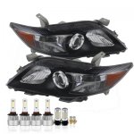 Toyota Camry 2010-2011 Black LED Headlight Bulbs Set Complete Kit