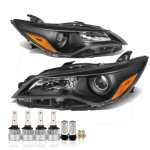 Toyota Camry 2015-2017 Black LED Headlight Bulbs Set Complete Kit