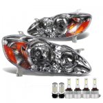 Toyota Corolla 2003-2008 LED Headlight Bulbs Set Complete Kit