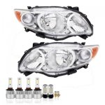 Toyota Corolla 2009-2010 LED Headlight Bulbs Set Complete Kit