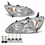 Honda Civic 2004-2005 LED Headlight Bulbs Set Complete Kit