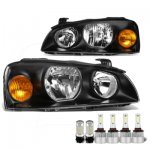 Hyundai Elantra 2004-2006 Black LED Headlight Bulbs Set Complete Kit