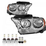 Dodge Durango 2011-2013 LED Headlight Bulbs Set Complete Kit Dodge Durango 2011-2013 LED Headlight Bulbs Set Complete Kit