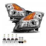 Nissan Altima Sedan 2007-2009 LED Headlight Bulbs Set Complete Kit