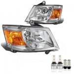 Dodge Grand Caravan 2008-2010 LED Headlight Bulbs Set Complete Kit