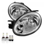 Plymouth Neon 2003-2005 LED Headlight Bulbs Set Complete Kit