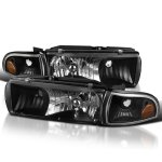 Chevy Impala 1991-1996 Black Headlights Corner Lights