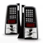 Scion xB 2003-2006 Black LED Tail Lights Scion xB 2003-2006 Black LED Tail Lights