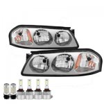 Chevy Impala 2000-2005 LED Headlight Bulbs Set Complete Kit