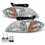 Chevy Cavalier 2000-2002 LED Headlight Bulbs Set Complete Kit Chevy Cavalier 2000-2002 LED Headlight Bulbs Set Complete Kit