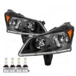 Chevy Traverse 2009-2012 Black LED Headlight Bulbs Set Complete Kit