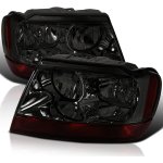 Jeep Grand Cherokee 1999-2004 Smoked Headlights Laredo Style