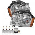 Jeep Grand Cherokee 2005-2007 LED Headlight Bulbs Complete Kit