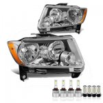 Jeep Compass 2011-2017 LED Headlight Bulbs Set Complete Kit