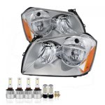 Dodge Magnum 2005-2007 LED Headlight Bulbs Set Complete Kit