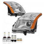 Nissan Sentra 2007-2009 LED Headlight Bulbs Set Complete Kit