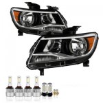 Chevy Colorado 2015-2022 Black LED Headlight Bulbs Set Complete Kit Chevy Colorado 2015-2022 Black LED Headlight Bulbs Set Complete Kit