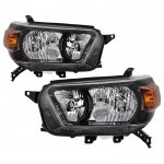 Toyota 4Runner 2010-2013 Black Euro Headlights