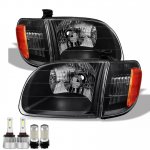 Toyota Tundra 2000-2004 Black LED Headlight Bulbs Set Complete Kit