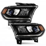 Dodge Durango 2014-2017 Black Projector Headlights Dodge Durango 2014-2017 Black Projector Headlights