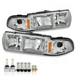 Chevy Caprice 1991-1996 Conversion Headlight LED Bulbs Set Complete Kit