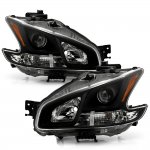 2009 Nissan Maxima Black Headlights