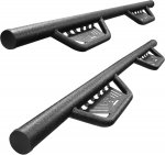 Toyota 4Runner 2025-2026 Black Nerf Bars Round Tube