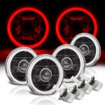BMW 3 Series 1984-1991 Red Halo Tube Black LED Projector Headlights Conversion Kit BMW 3 Series 1984-1991 Red Halo Tube Black LED Projector Headlights Conversion Kit