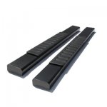 Ford F550 Regular Cab 2017-2022 Running Boards Black 6 Inch Bars Ford F550 Regular Cab 2017-2022 Running Boards Black 6 Inch Bars